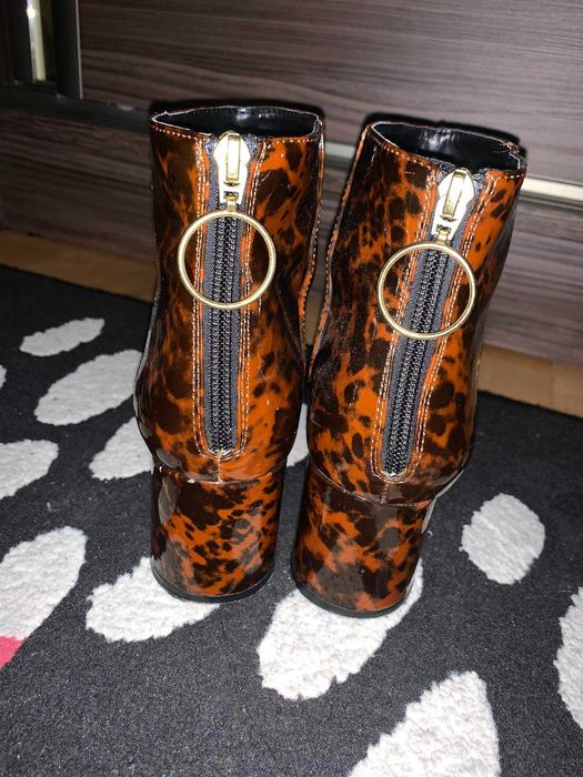 Szylkretowe botki 38 Miss Selfridge