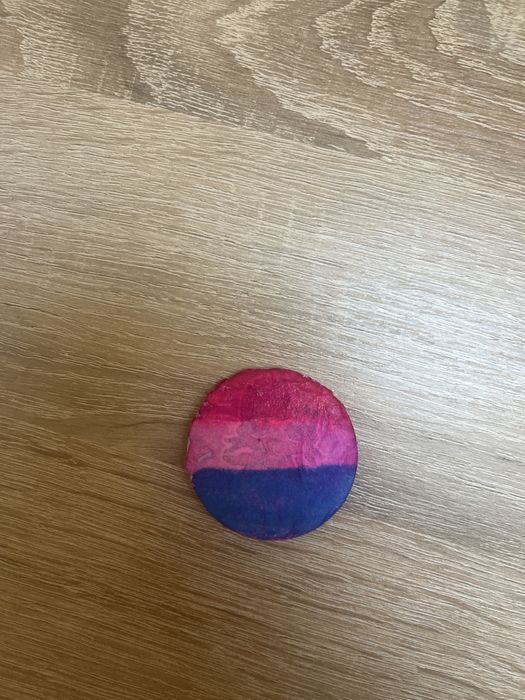 DIY przypinka lgbt flaga biseksualna bisexual