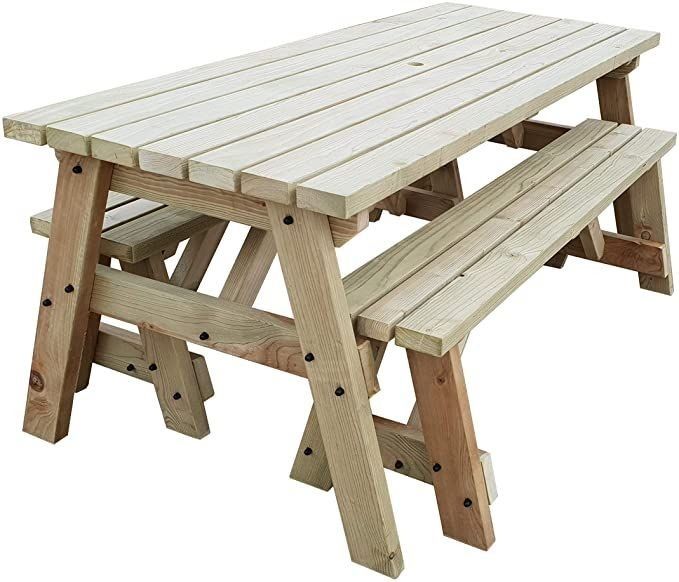 Садові меблі з цільного дерева