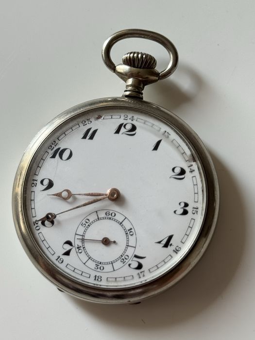 Zegarek kieszonkowy duży średnica 52mm, sprawny