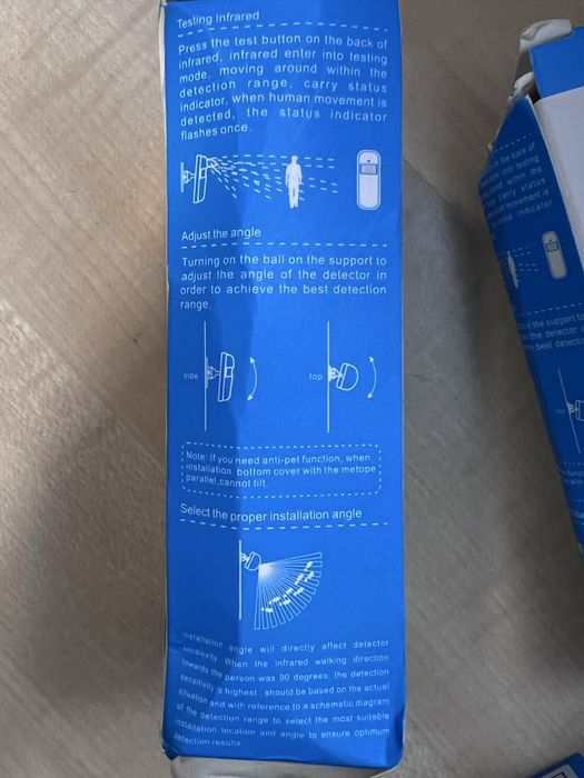 Set of 4 PIR Motion Detectors - NEW64729890056321123