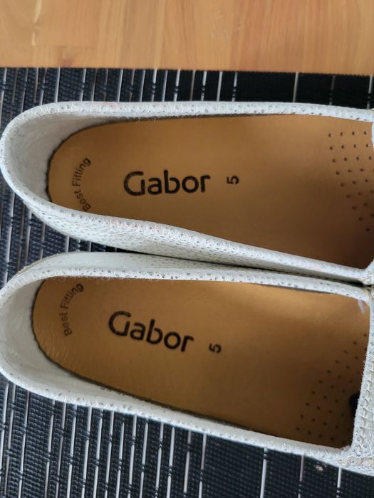 Nowe skórzane mokasyny damskie Gabor skóra naturalna abor r.39 skóra n