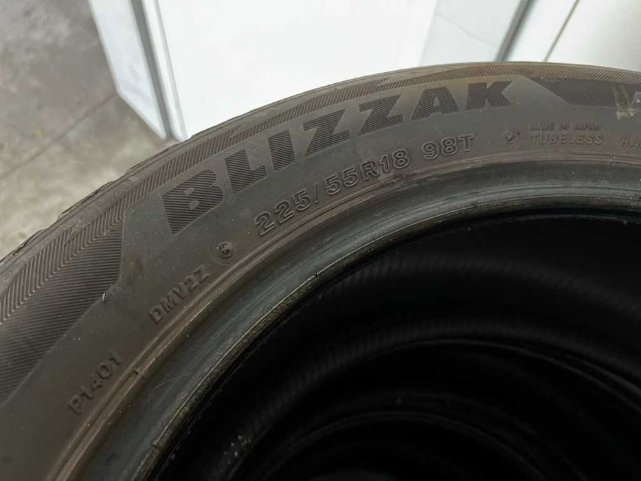 Pneus de Inverno Bridgestone Blizzak 225/55R18 98T — Conjunto Completo | VENDA URGENTE