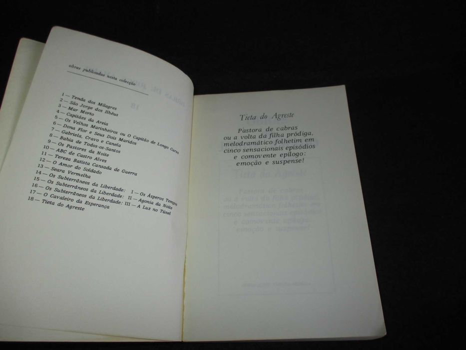 Livro Tieta do Agreste Jorge Amado