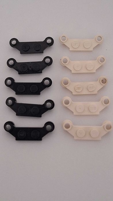 Lego 4590 czarne i białe - cena za 10 szt. (F)