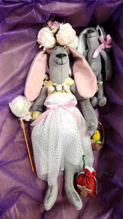 Ręcznie robiona lalka amulet Tilda