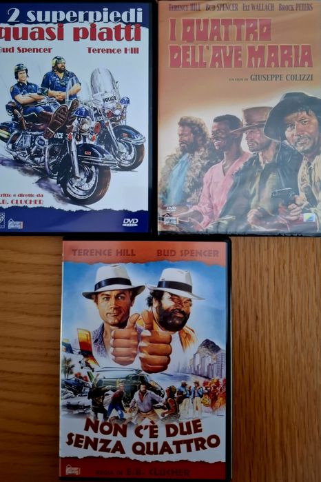 Coleção Bud Spencer e Terence Hill 11 dvd em italiano