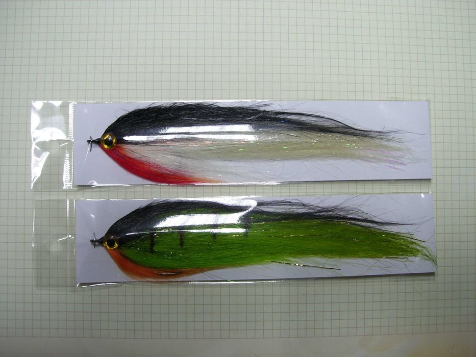 Mucha szczupakowa, streamer  kpl. 2 szt. hak 5/0
