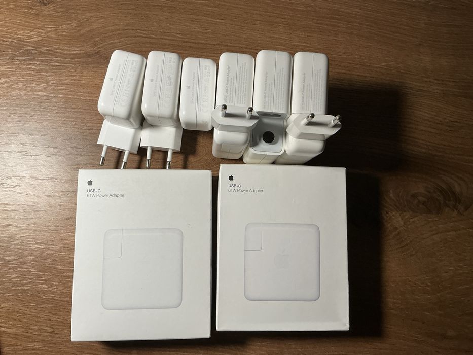 Оригінальні блоки живлення для MacBook Air/pro 30w/61w/67w/96w