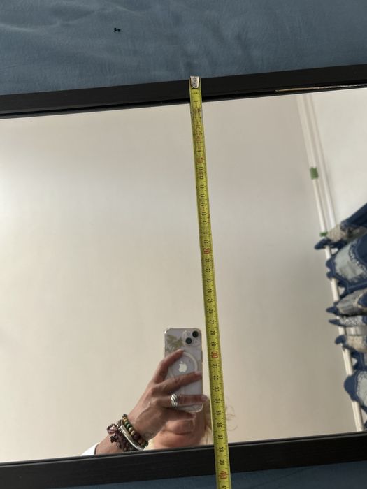 Vendo espelho, moldura preto