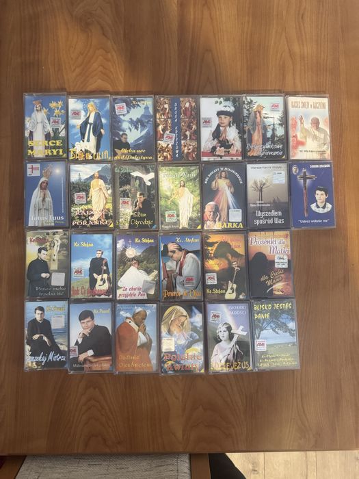 Kasety magnetofonowe kościelne pieśni, Ks. Stefan, Ks. Paweł, Papież J