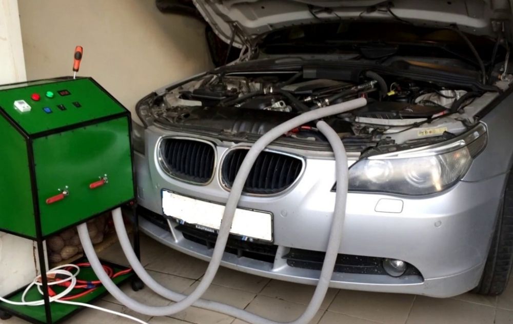 Чистка, миття, промивка системи охолодження двигуна та радіатора пічки