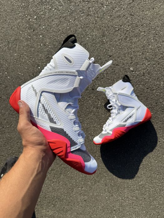 ДОСТАВКА 1-2 ДНІ‼️Боксерки Nike HyperKO 2 White/Pink/Blue (БАБЛ ГАМ) найк хайперко 2 бабл гам,кросівки найк хайперко 2,nike hyperko 2 black,найк хайпе