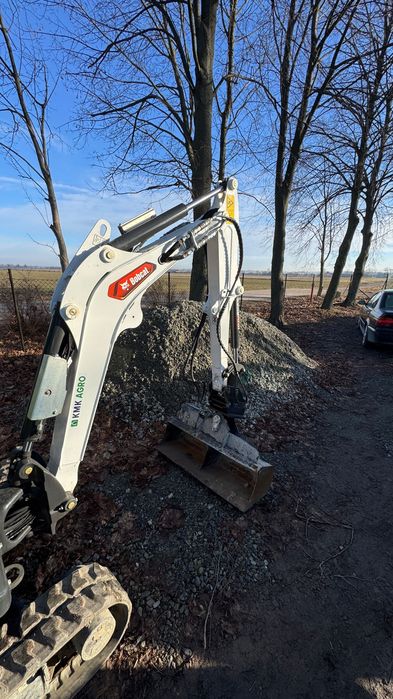 Minikoparka miniładowarka AVANT BOBCAT WIERTNICA krata niwelacyjna  WYNAJEM 24/7 FV