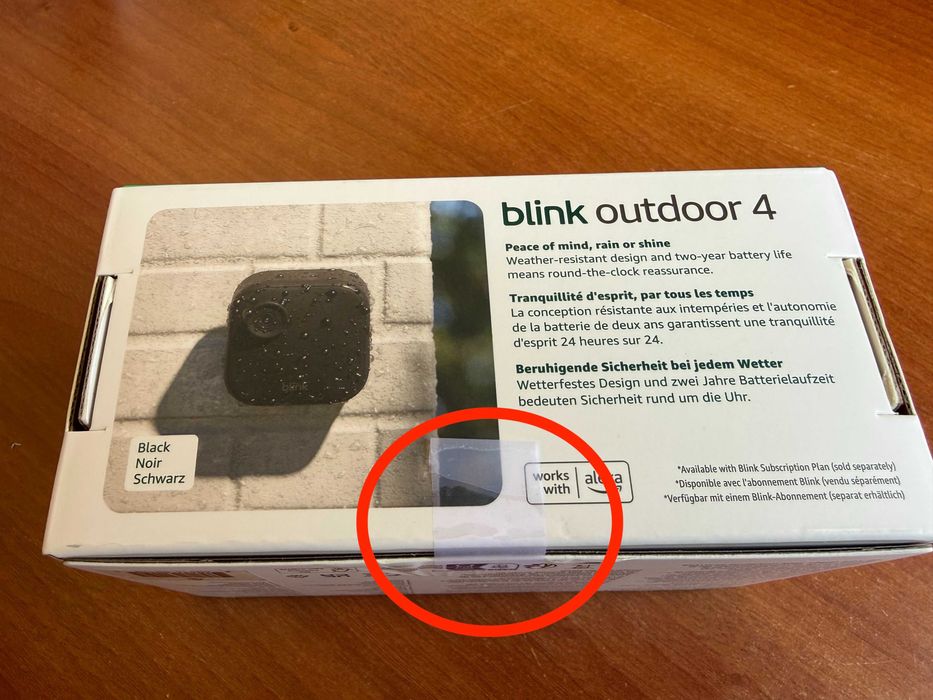 Blink Outdoor 4 + Sync Module Core497193103267604481