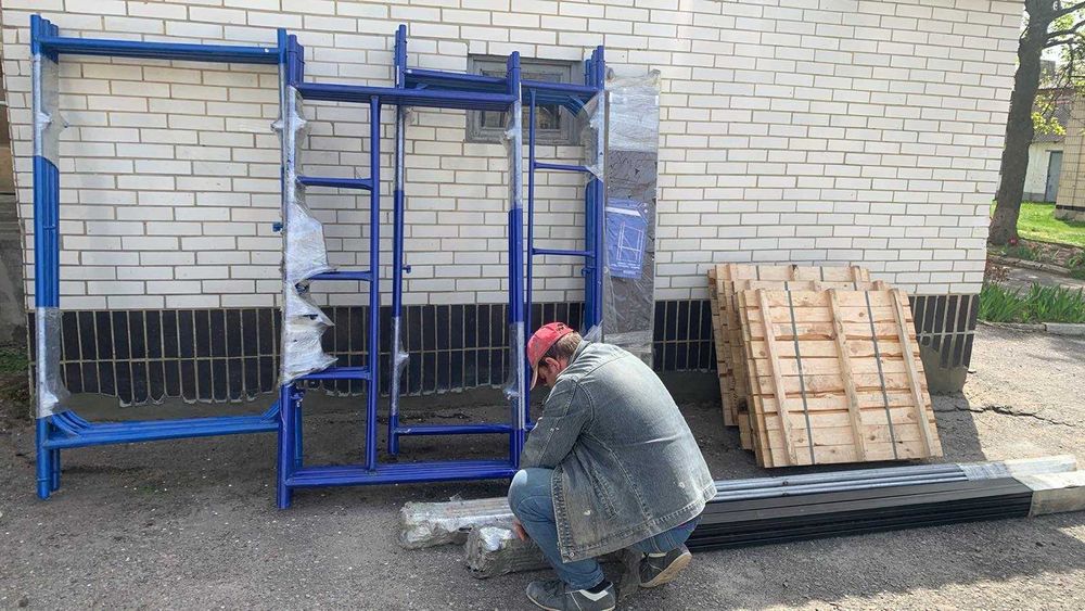 Риштування, ліси будівельні, риштовка, строительные рамные леса, вышки