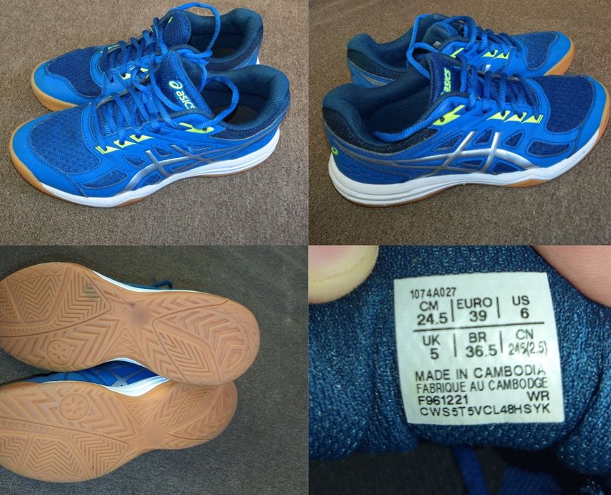 asics rocket новые 40 4 волейбольные