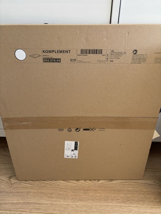 Półka szklana KOMPLEMENT IKEA 002.576.46 szafa Pax