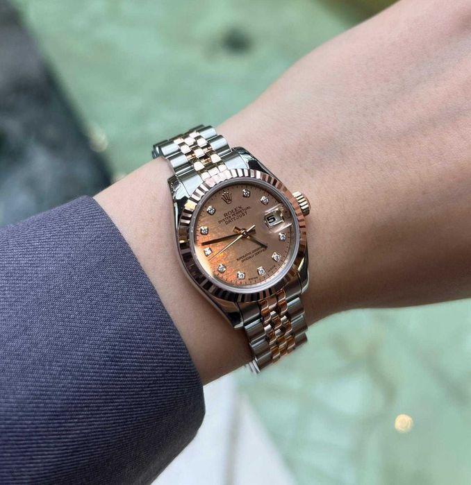 Zegarek Rolex Lady Datejust 26 różowa masa perłowa