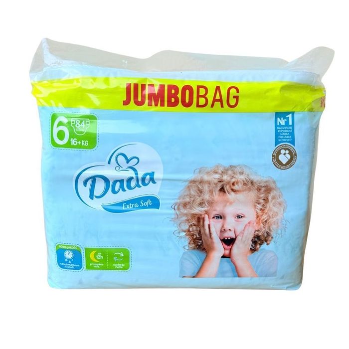 Pampers Памперси Dada 3,4,5,6extra soft трусики. серветк4,5,6 jumbo bag