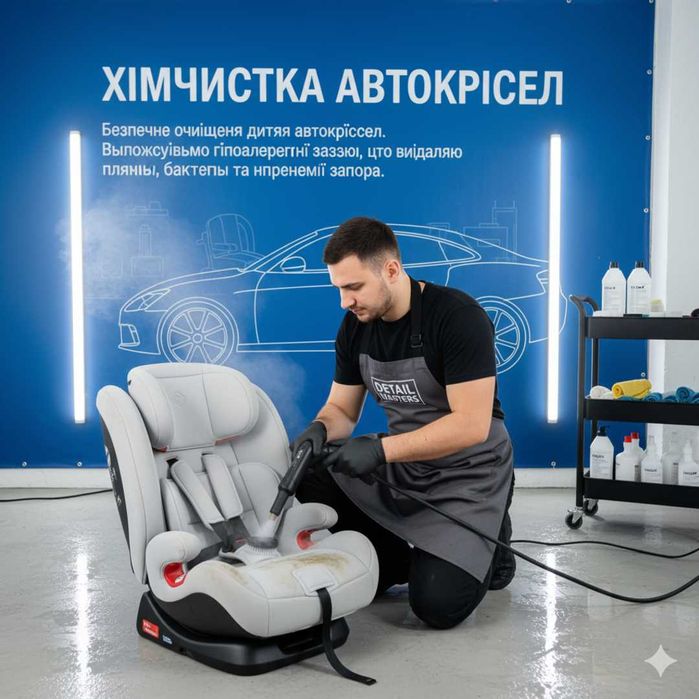 Хімчистка дитячих автокрісел колясок