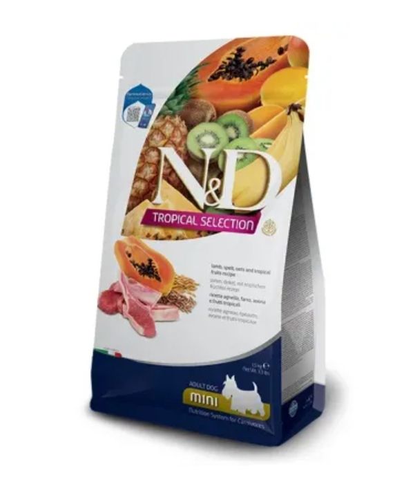 Farmina 5 кг N&D Tropical Selection Mini с ягненком и тропическими фру