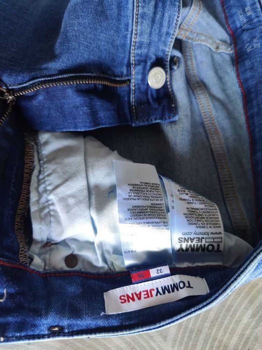 Джинсы Tommy Hilfiger jeans USA w32 stretch mid blue.