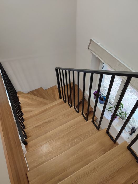 Робимо сходи, перила.Всі види каркасів.Обшивка деревом.