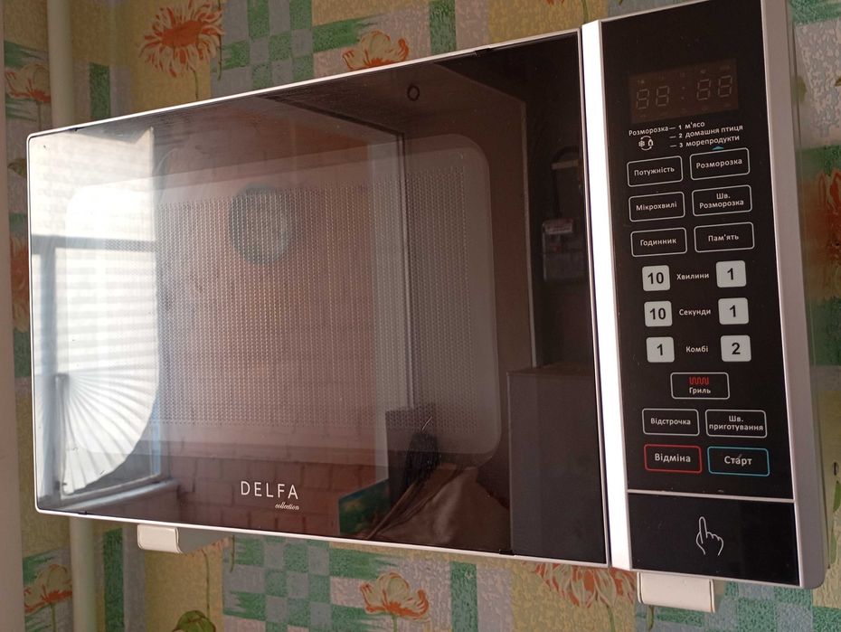 Микроволновка  DELFA D30DGS/СВЧ, гриль