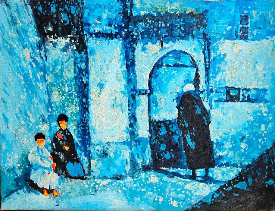 Pintura sobre tela 63x43cm