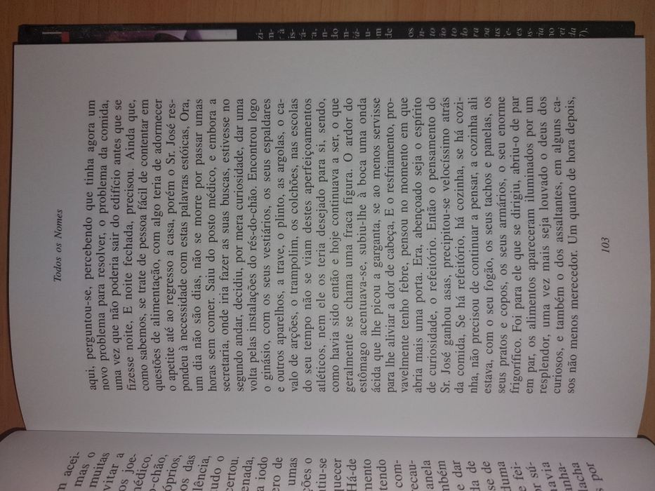 " Todos os Nomes " Saramago - (Optimo Estado)