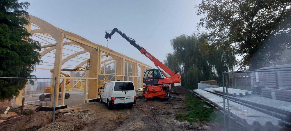 wynajem ładowarek teleskopowych Manitou