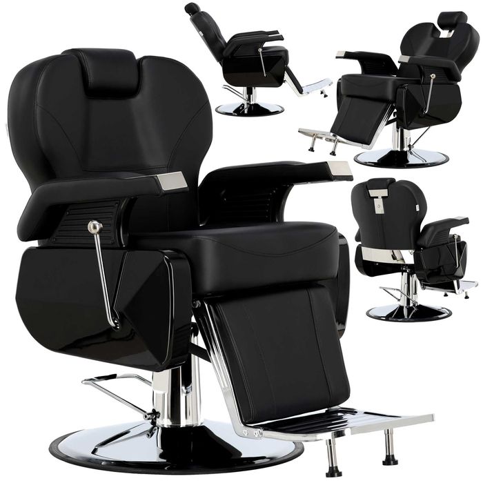 Барберське крісло на гідравліці Кресло для барбера Richard
