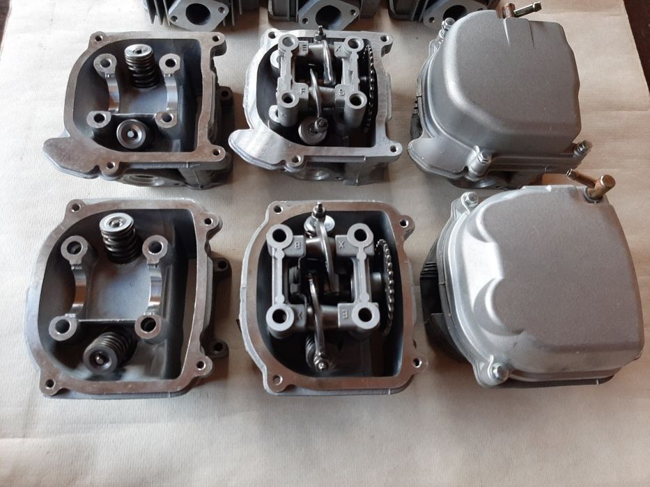 Головка цилиндра на скутер 4т 80 150куб и мопеды Альфа Дельта Актив.