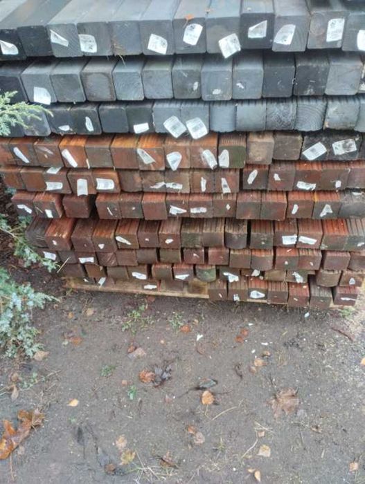 Słupek drewniany 7x7x180 cm -kantówka nowa 150 sztuk-CENA 19.99 PLN