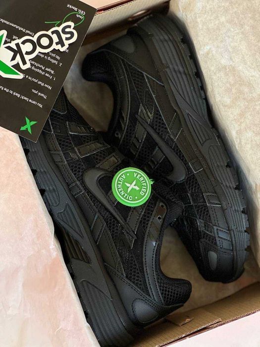 Мужские кроссовки Nike P-6000 Triple Black Premium. 40-45