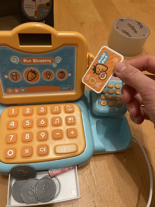 Zabawka kasa sklep zestaw