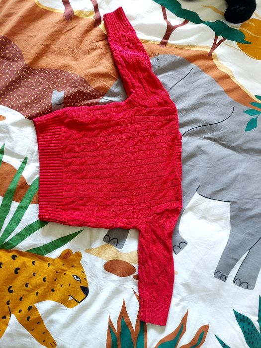 Pullover camisola malha vermelha Polo Ralph Lauren