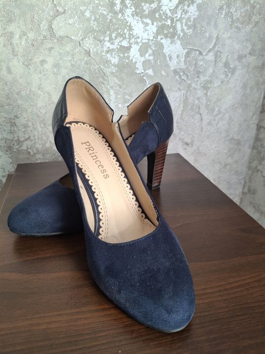 Туфлі сині 37 р 24см