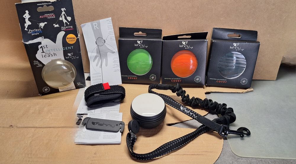 Trela extensível com auto lock