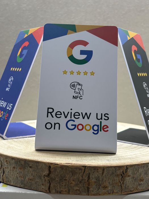PLACAS DE AVALIAÇÃO DO GOOGLE