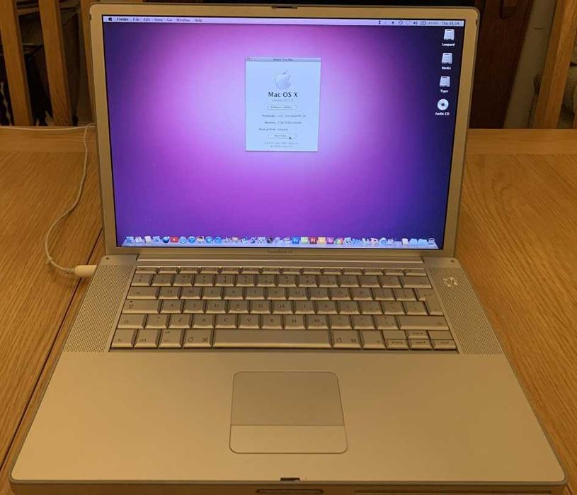15" Apple PowerBook G4 1.5 GHz, 1 GB Memory, Mac OS X 10.4.1164751676161154122