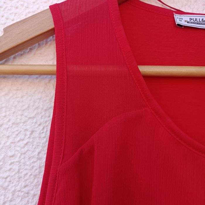 Top dois tecidos Pull & Bear