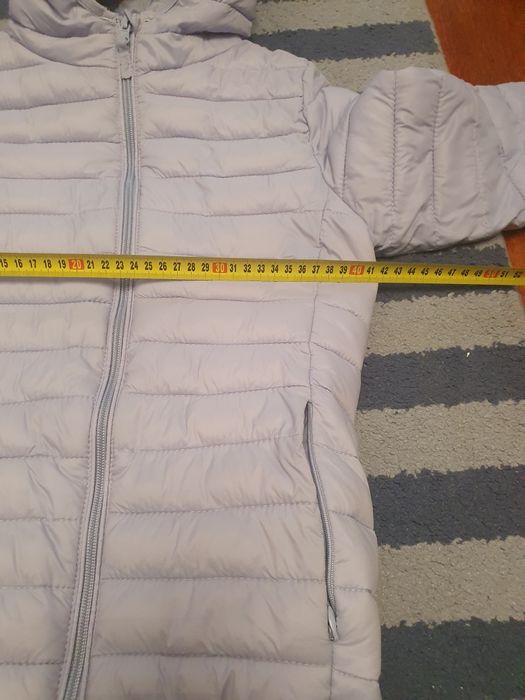 Kurtka pikowana dziewczęca r 146 delikatna lila