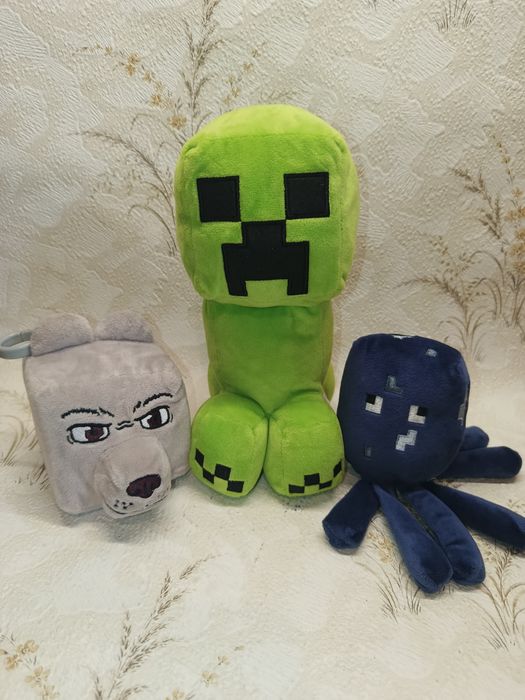 Крипер  спрут осьминог брелок собака Майнкрафт Minecraft Кріпер