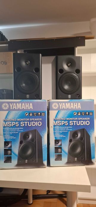 Monitory Yamaha MSP 5 STUDIO Aktywne, 2 kolumny ze wzmacniaczem.