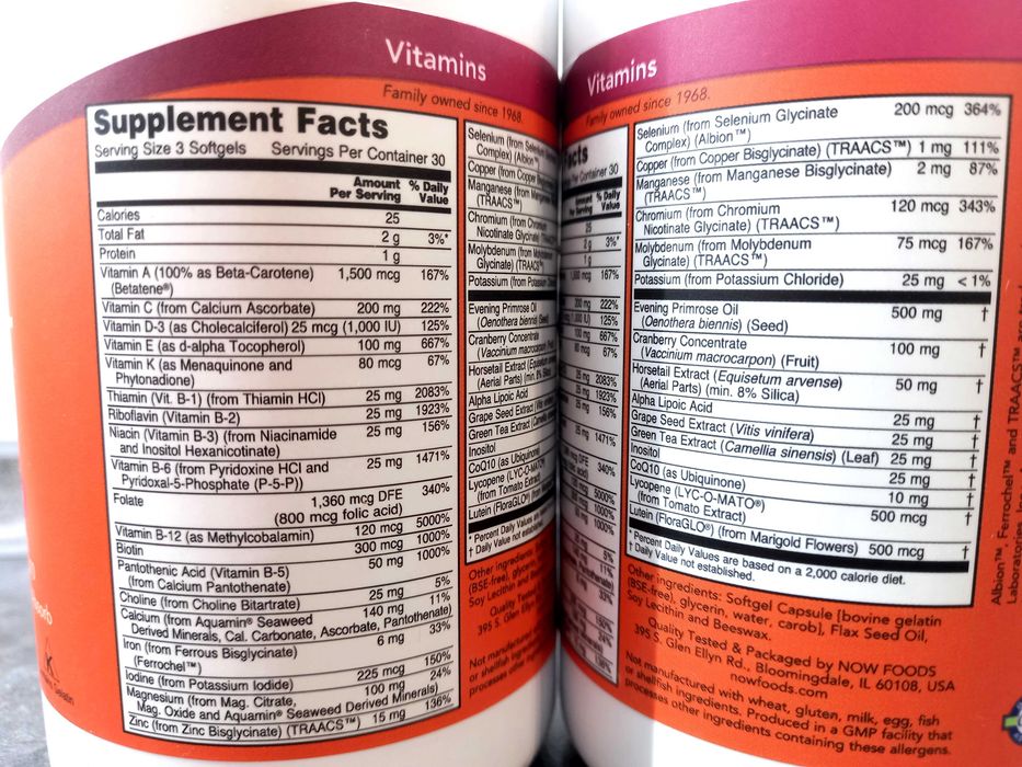 Now Foods, Eve (90-180 капс.), женские витамины, жіночі вітаміни