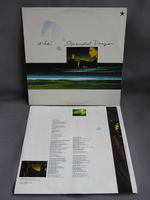 A-ha Scoundrel Days ‎LP 1986 USA пластинка NМ 1st press