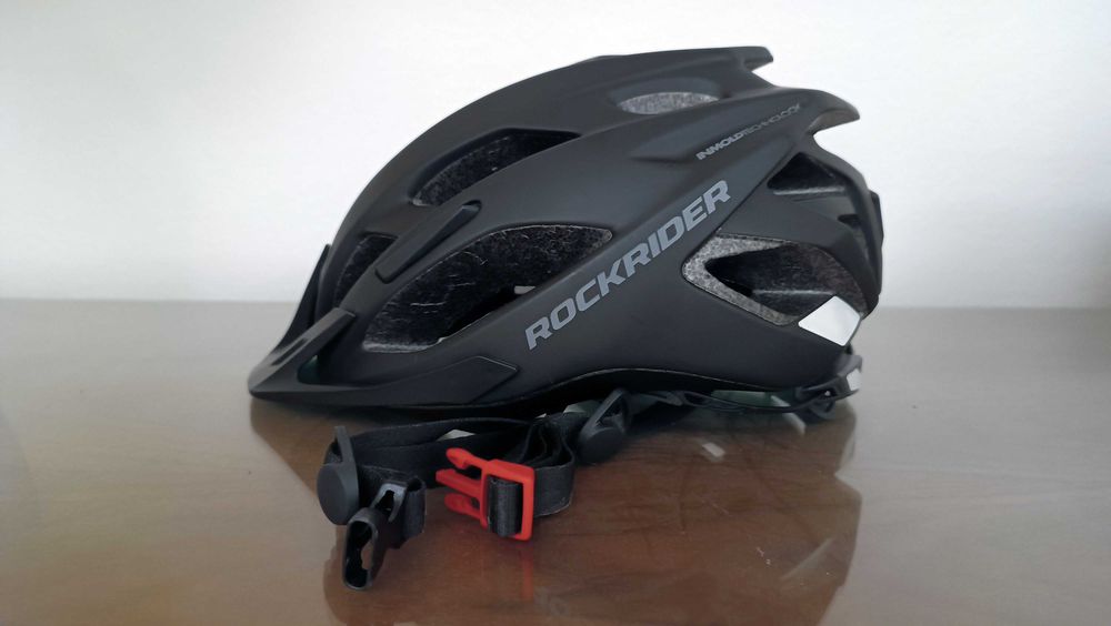 Capacete Bicicleta BTT ST 500 PRETO