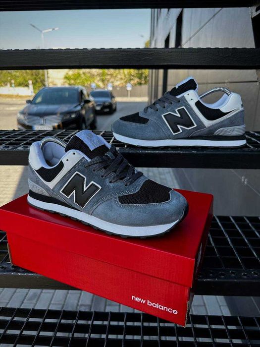 !ХІТ! Кросівки New Balance 574 Grey Black 40 41 42 43 44 45 нью беленс